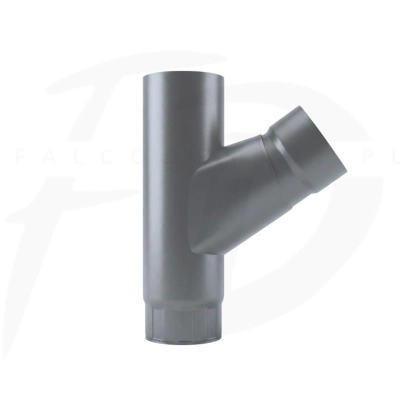 Trójnik rury stal Inguri ⌀ 87 kolor grafitowy RAL 7024